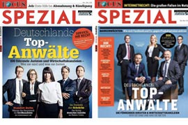 Focus Spezial 2014 2015 Anwälte für Arbeitsrecht